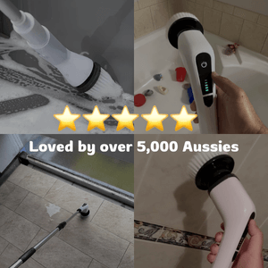 EasiClean spin scrubber cleaning a home